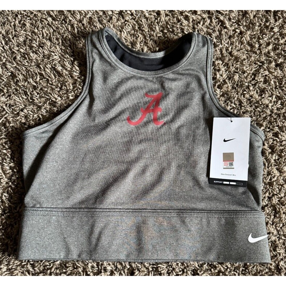 NEW Alabama Crimson Tide Nike Women's Sports Bra Everything Athletic (Large)